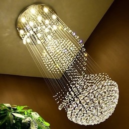 Lampadario moderno a sospensione in cristallo per interni, lampadario per la casa, lampade e apparecchi di illuminazione