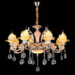 Moderno Contemporaneo Tradizionale Classico Lega di Zinco Caratteristica per Cristallo Mini Stile Lampadario in Metallo
