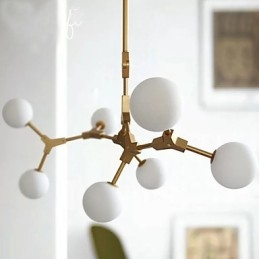 Caratteristica della pittura classica tradizionale per la lampada a sospensione in legno e bambù in stile mini