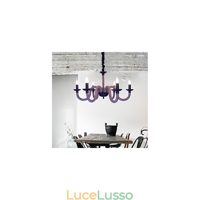 Loft Industriale Vento Vintage Ferro Lampade Negozi Lampadario Corda Lampadario Luci