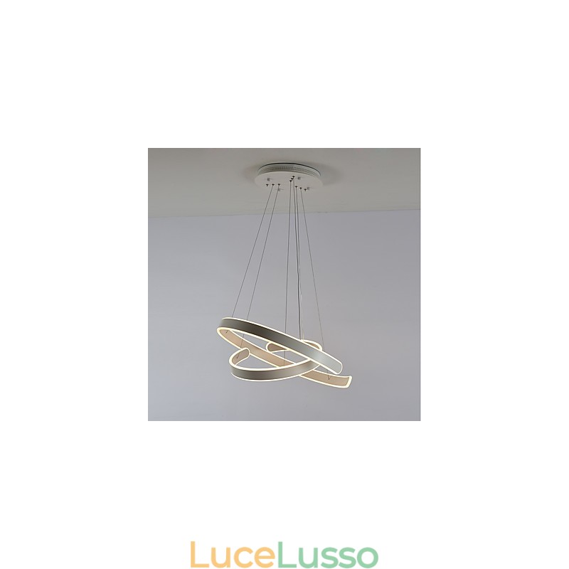 Lampadario semplice e creativo per atmosfera del Nord Europa Lampada per decorare la mensa Apparecchio di illuminazione