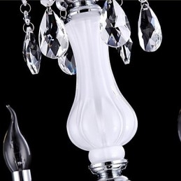 Moderno Contemporaneo Tradizionale Classico Altri Caratteristica per Cristallo Candela Stile Lampadario in Vetro