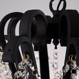 Lampadario di cristallo a 8 luci moderno contemporaneo tradizionale classico rustico lodge vintage retrò lanterna tamburo paese dipinto