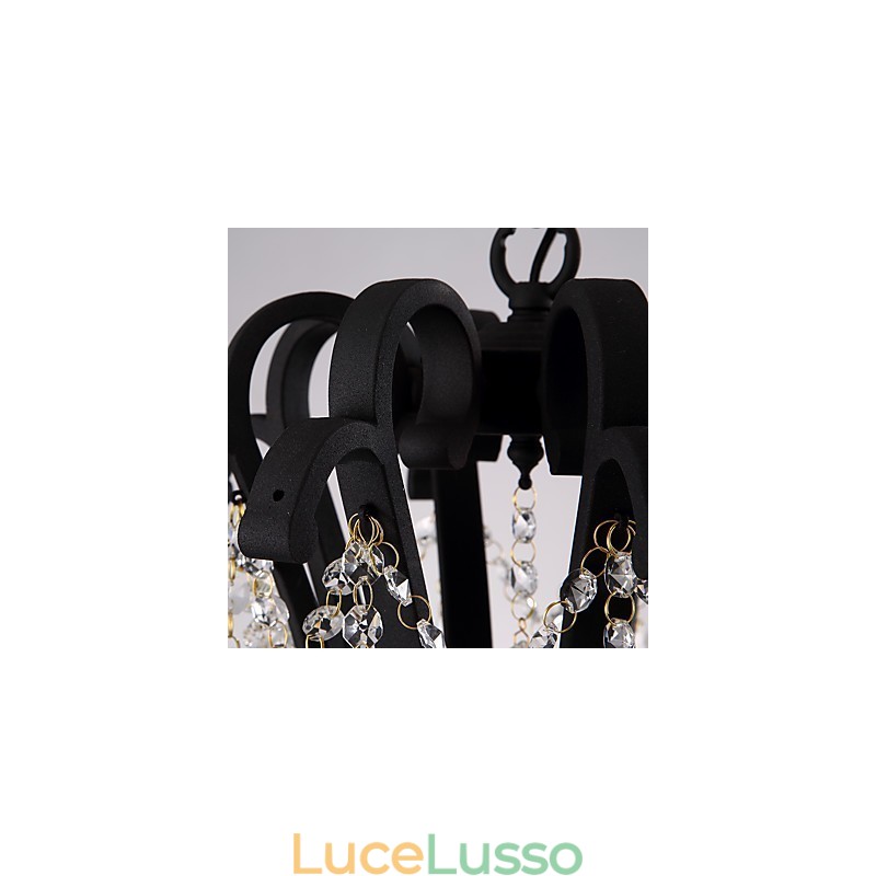 Lampadario di cristallo a 8 luci moderno contemporaneo tradizionale classico rustico lodge vintage retrò lanterna tamburo paese dipinto