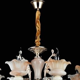 Moderno Contemporaneo Tradizionale Classico Lega di Zinco Caratteristica per Cristallo Mini Stile Lampadario in Metallo
