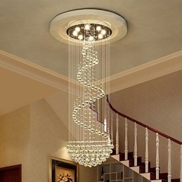 Lampadario moderno in cristallo per soffitto, lampada a sospensione per interni, apparecchi di illuminazione Deco