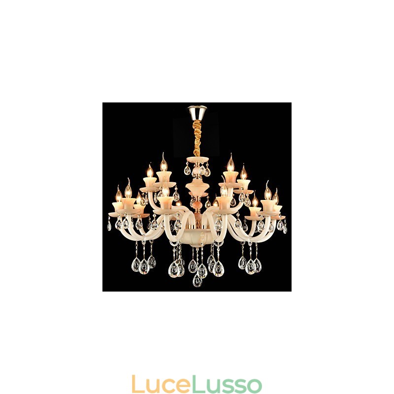 Moderno Contemporaneo Tradizionale Classico Elettroplaccato Caratteristica per Cristallo Mini Stile Metallo Lampadario da Pranzo