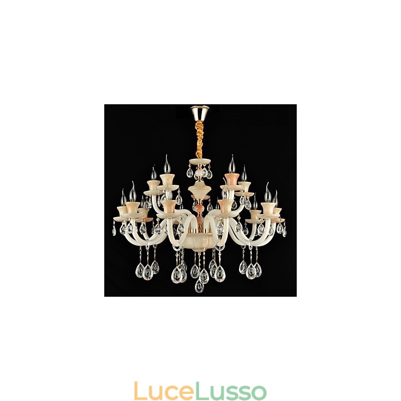 Moderno Contemporaneo Tradizionale Classico Elettroplaccato Caratteristica per Cristallo Mini Stile Metallo Lampadario da Pranzo