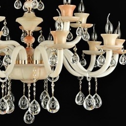 Moderno Contemporaneo Tradizionale Classico Elettroplaccato Caratteristica per Cristallo Mini Stile Metallo Lampadario da Pranzo