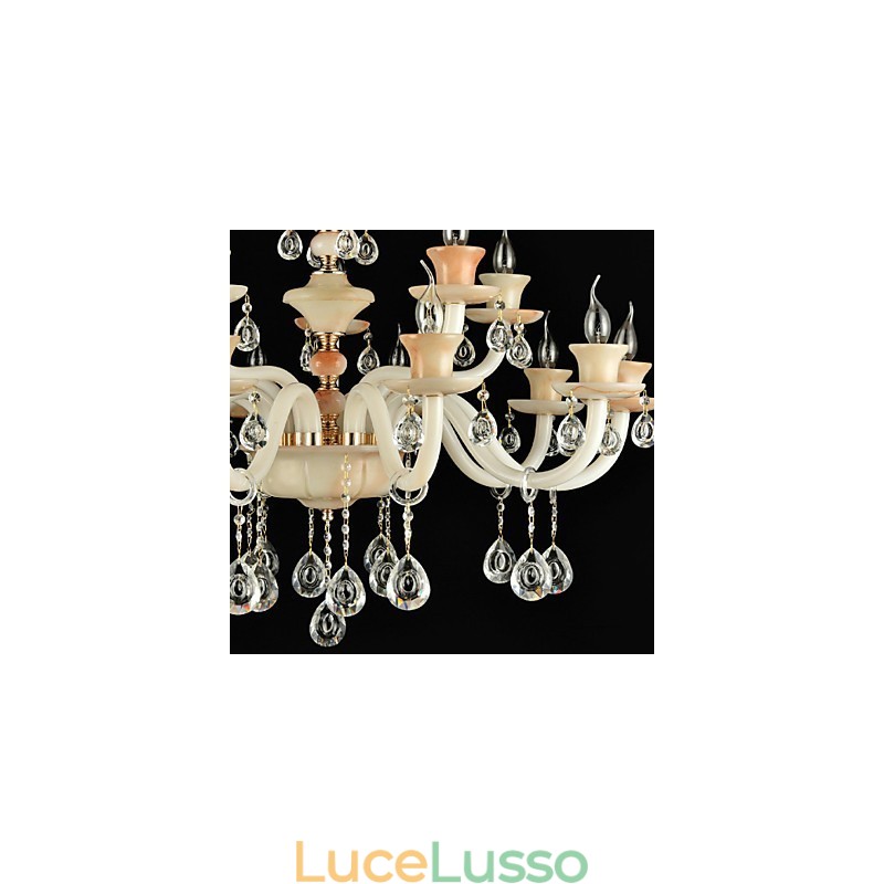 Moderno Contemporaneo Tradizionale Classico Elettroplaccato Caratteristica per Cristallo Mini Stile Metallo Lampadario da Pranzo