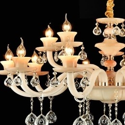 Moderno Contemporaneo Tradizionale Classico Elettroplaccato Caratteristica per Cristallo Mini Stile Metallo Lampadario da Pranzo
