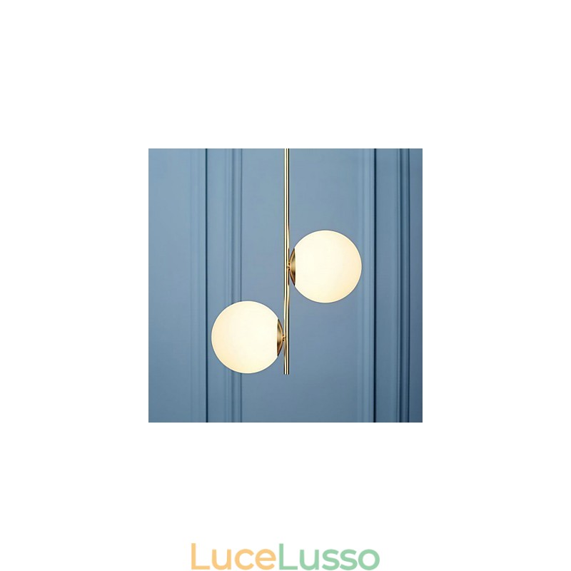 Dipinto rustico Lodge Caratteristica per designer Negozi interni in metallo Lampadario a 2 lampadine