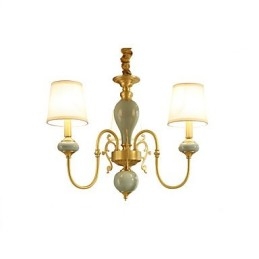 Lampadario in ottone classico tradizionale per mini lampadario in metallo a 3 lampadine