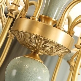 Lampadario in ottone classico tradizionale per mini lampadario in metallo a 3 lampadine