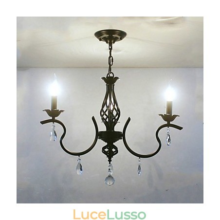 Lampadario di cristallo in stile europeo, piccolo lampadario, lampade semplici e creative Lampadario di cristallo in stile europeo, piccolo lampadario, lampade semplici e creative