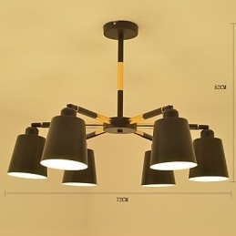 Lampada a sospensione tradizionale classica caratteristica della pittura per mini stile legno bambù