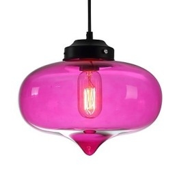 Bubble Design Pendant 1 Luce Minimalista Ferro Dipinto