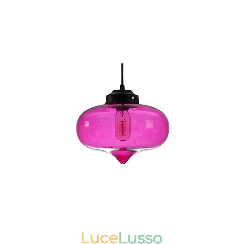 Bubble Design Pendant 1 Luce Minimalista Ferro Dipinto