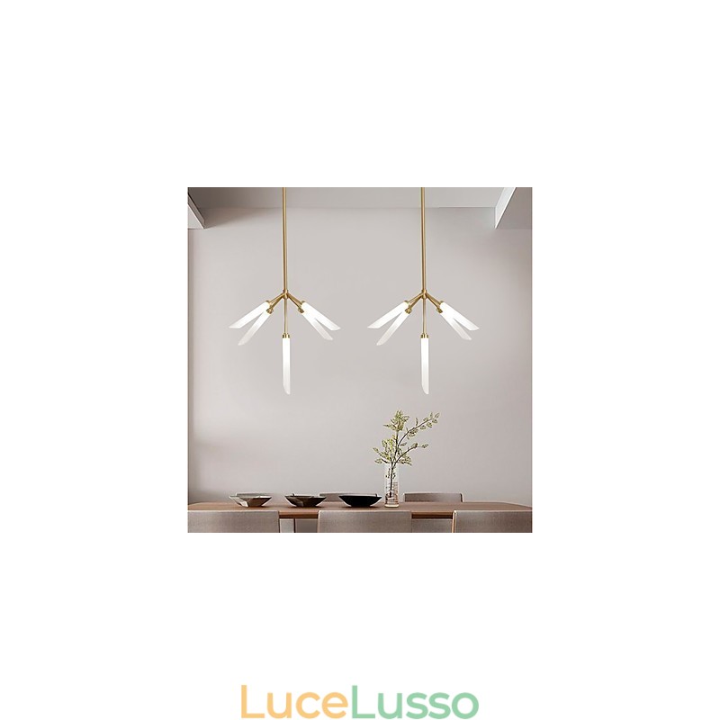 Lampadario moderno contemporaneo personalizzato in stile mini a 5 luci