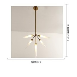 Lampadario moderno contemporaneo personalizzato in stile mini a 5 luci
