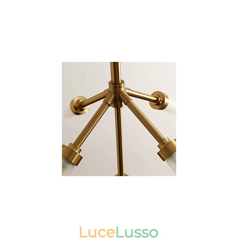 Lampadario moderno contemporaneo personalizzato in stile mini a 5 luci