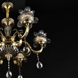 Dipinto rustico Lodge Caratteristica per designer Negozi interni in metallo Lampadario a 2 lampadine