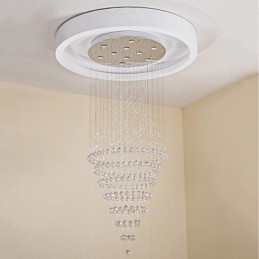 Lampadario a sospensione in cristallo contemporaneo Lampadario moderno Illuminazione a sospensione per la casa Lampadari Lampade Apparecchi