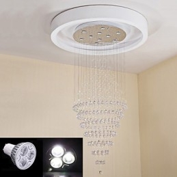 Lampadario a sospensione in cristallo contemporaneo Lampadario moderno Illuminazione a sospensione per la casa Lampadari Lampade Apparecchi