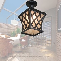 Lampada rurale American Garden Patio Door Outdoor Impermeabile Grape Droplight