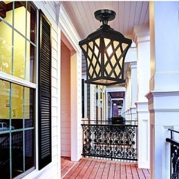 Lampada rurale American Garden Patio Door Outdoor Impermeabile Grape Droplight