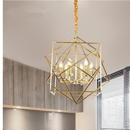 Lanterna in ottone Caratteristica per i designer Lampadario in metallo