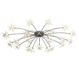 Moderno e contemporaneo, cromato, caratteristica per i mini designer di stile, lampadario in metallo per bambini