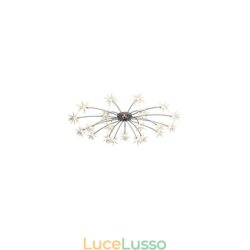 Moderno e contemporaneo, cromato, caratteristica per i mini designer di stile, lampadario in metallo per bambini