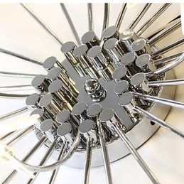 Moderno e contemporaneo, cromato, caratteristica per i mini designer di stile, lampadario in metallo per bambini