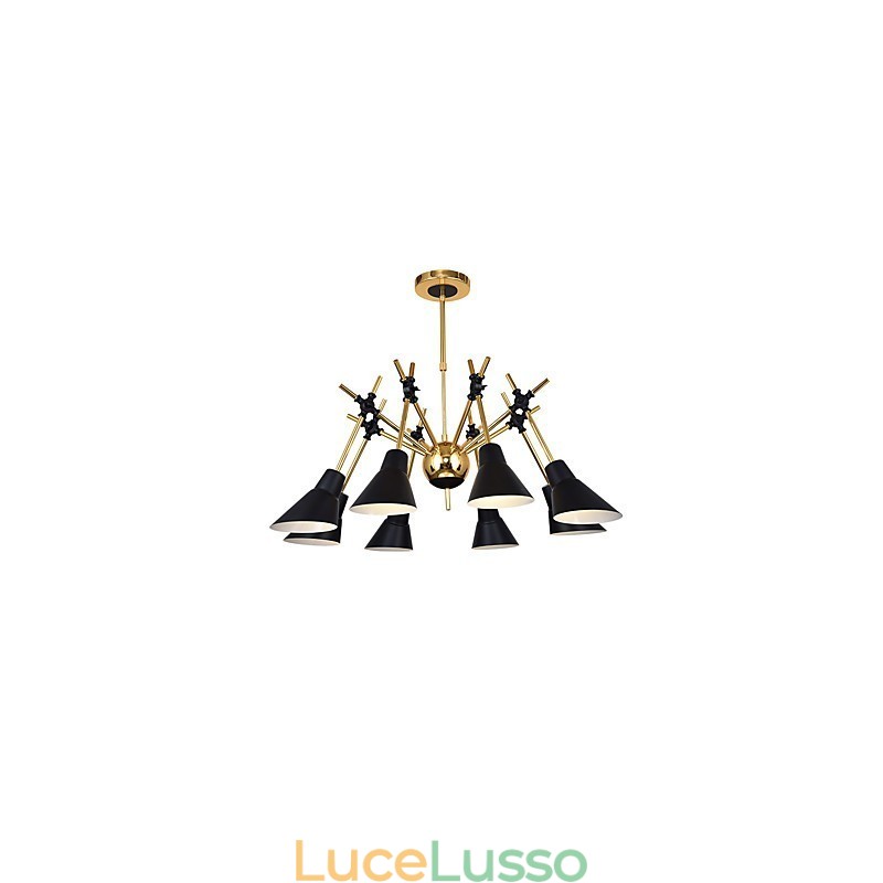 Lampadario artistico con direzione regolabile personalizzato Lampadario N