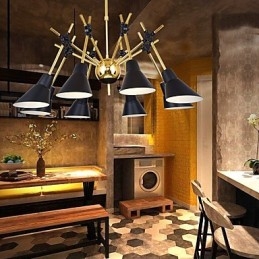 Lampadario artistico con direzione regolabile personalizzato Lampadario N