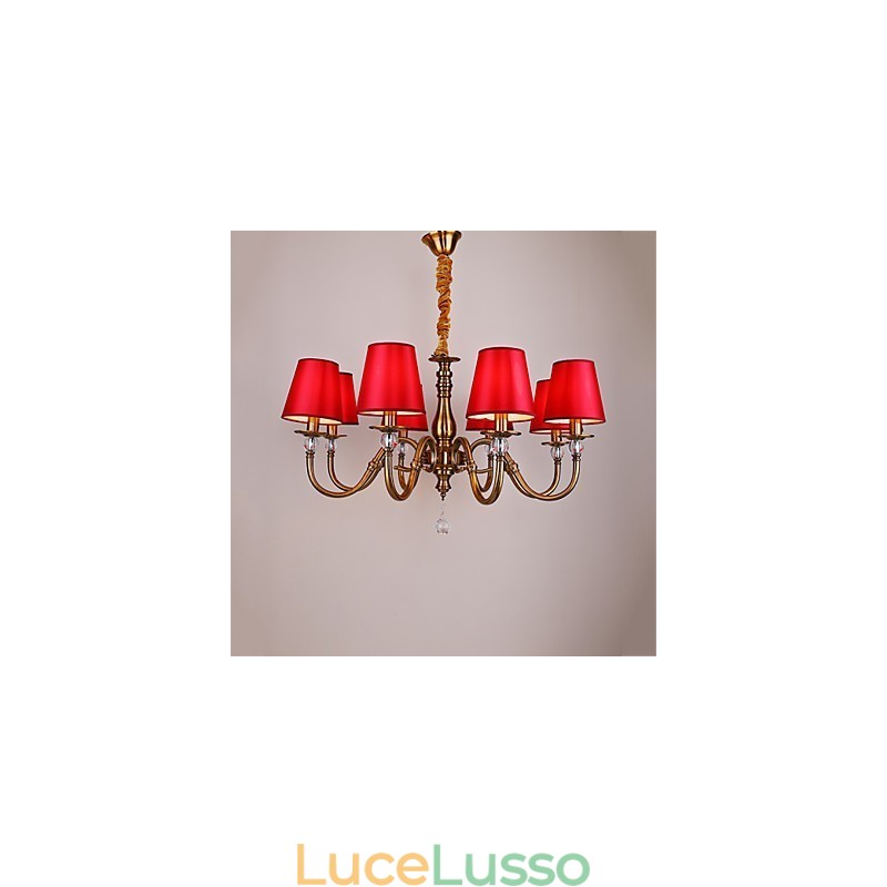 Lampadario moderno contemporaneo in metallo