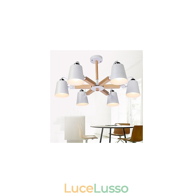 Caratteristica della pittura d'epoca per lampadario in metallo