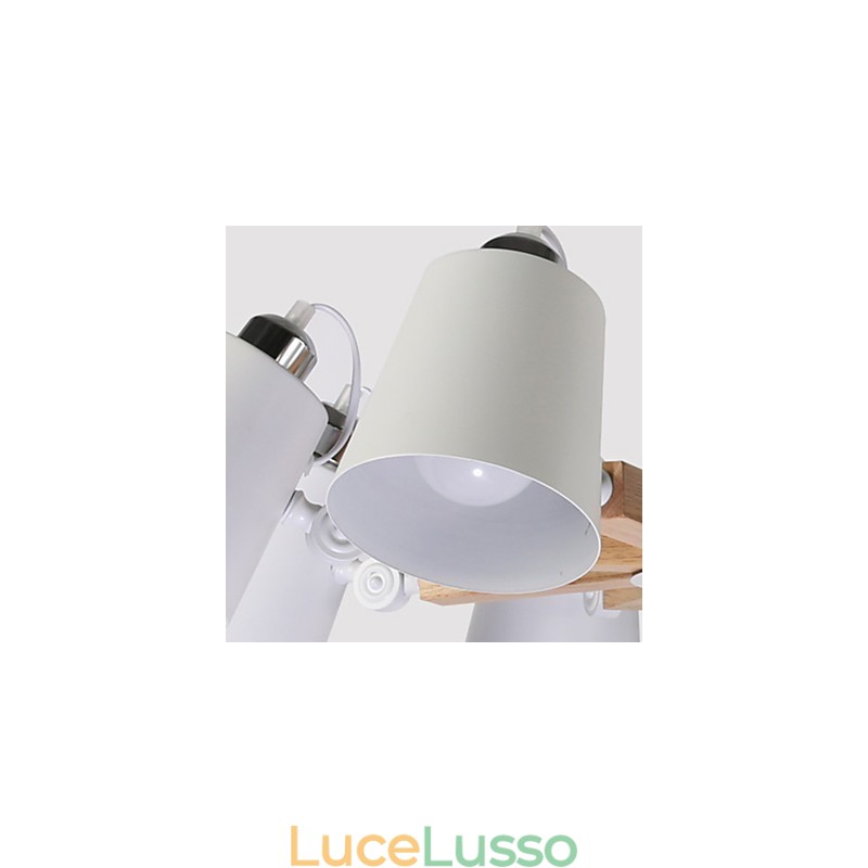 Caratteristica della pittura d'epoca per lampadario in metallo