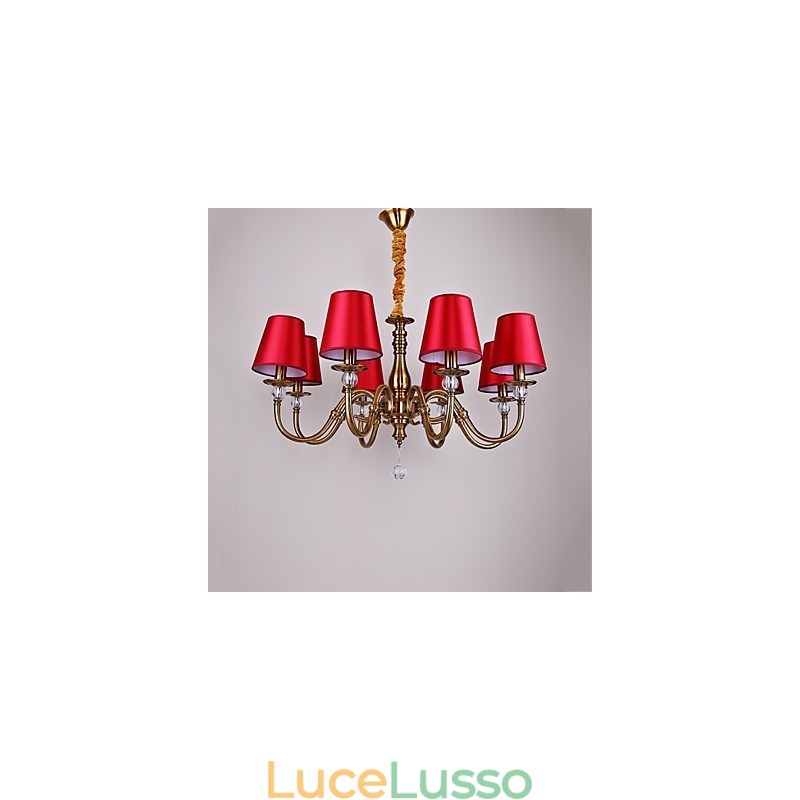 Lampadario moderno contemporaneo in metallo