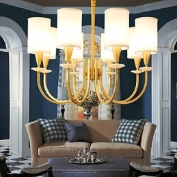 Lampadario in ottone puro Lampadario decorativo in giada