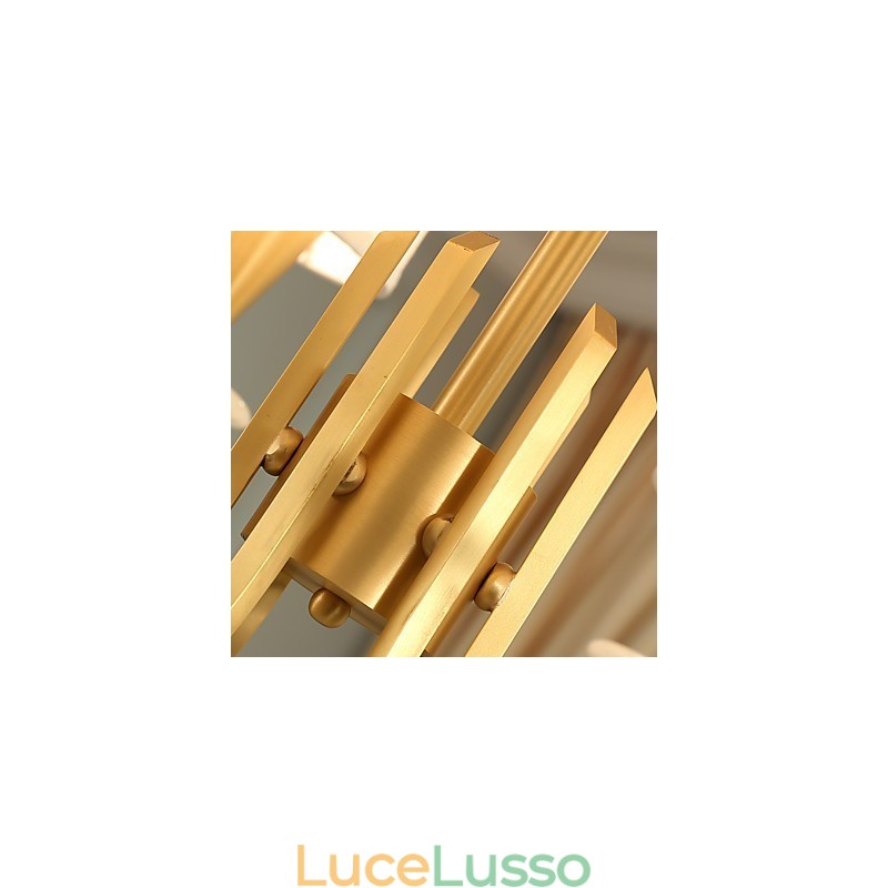 Lampadario in ottone puro Lampadario decorativo in giada