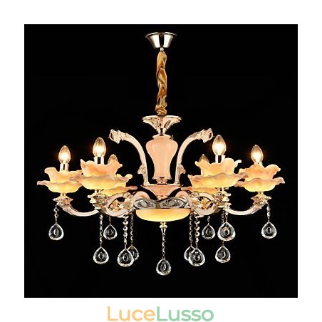Moderno Contemporaneo Tradizionale Classico Lega di Zinco Caratteristica per Cristallo Mini Stile Lampadario in Metallo Moderno Contemporaneo Tradizionale Classico Lega di Zinco Caratteristica per Cristallo Mini Stile Lampadario in Metallo