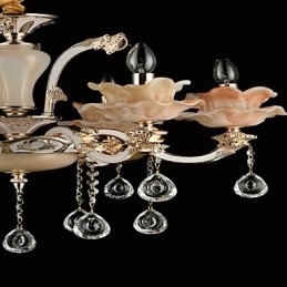 Moderno Contemporaneo Tradizionale Classico Lega di Zinco Caratteristica per Cristallo Mini Stile Lampadario in Metallo
