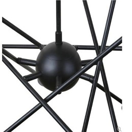 Dipinto rustico Lodge Caratteristica per designer Negozi interni in metallo Lampadario a 2 lampadine
