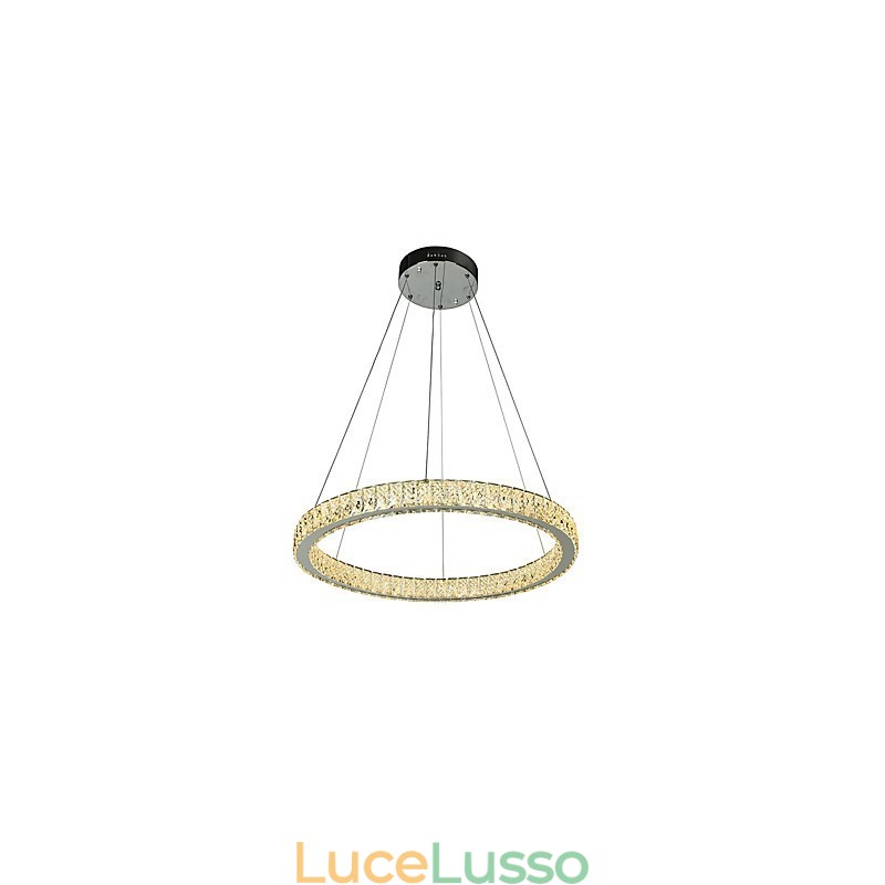 Lampada da soffitto con anello dimmerabile Indoo, lampada a sospensione, lampadario moderno, lampadario con telecomando