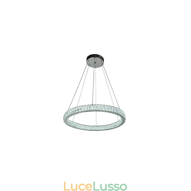 Lampada da soffitto con anello dimmerabile Indoo, lampada a sospensione, lampadario moderno, lampadario con telecomando