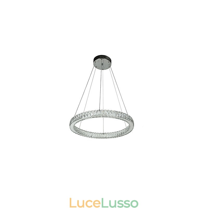 Lampada da soffitto con anello dimmerabile Indoo, lampada a sospensione, lampadario moderno, lampadario con telecomando