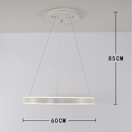 Lampadario semplice e creativo per atmosfera del Nord Europa Lampada per decorare la mensa Apparecchio di illuminazione