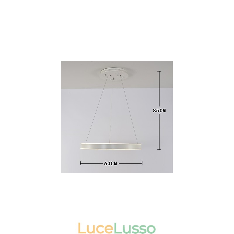 Lampadario semplice e creativo per atmosfera del Nord Europa Lampada per decorare la mensa Apparecchio di illuminazione